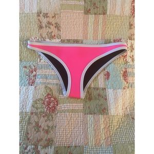NWOT Hoaka Neon Pink Bikini Bottom